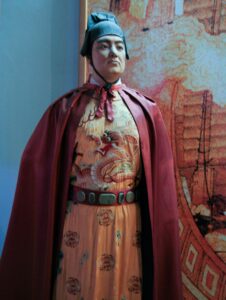 Statue of Zheng He in a museum in China